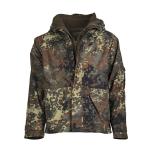 WET WEATHER JACKET WITH FLEECE LINER - Flecktarn 